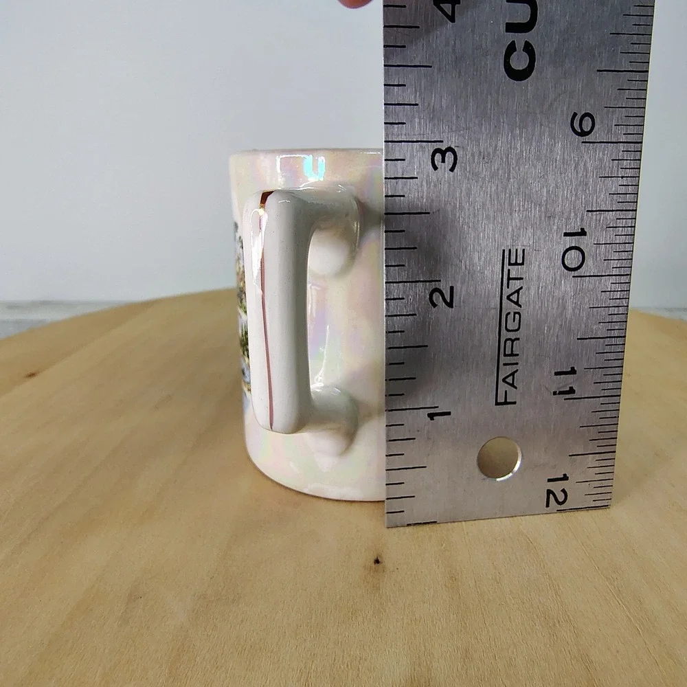 Vtg Yellowstone National Park Souvenir Mug‎ For A Dear Child Pearlescent Finish